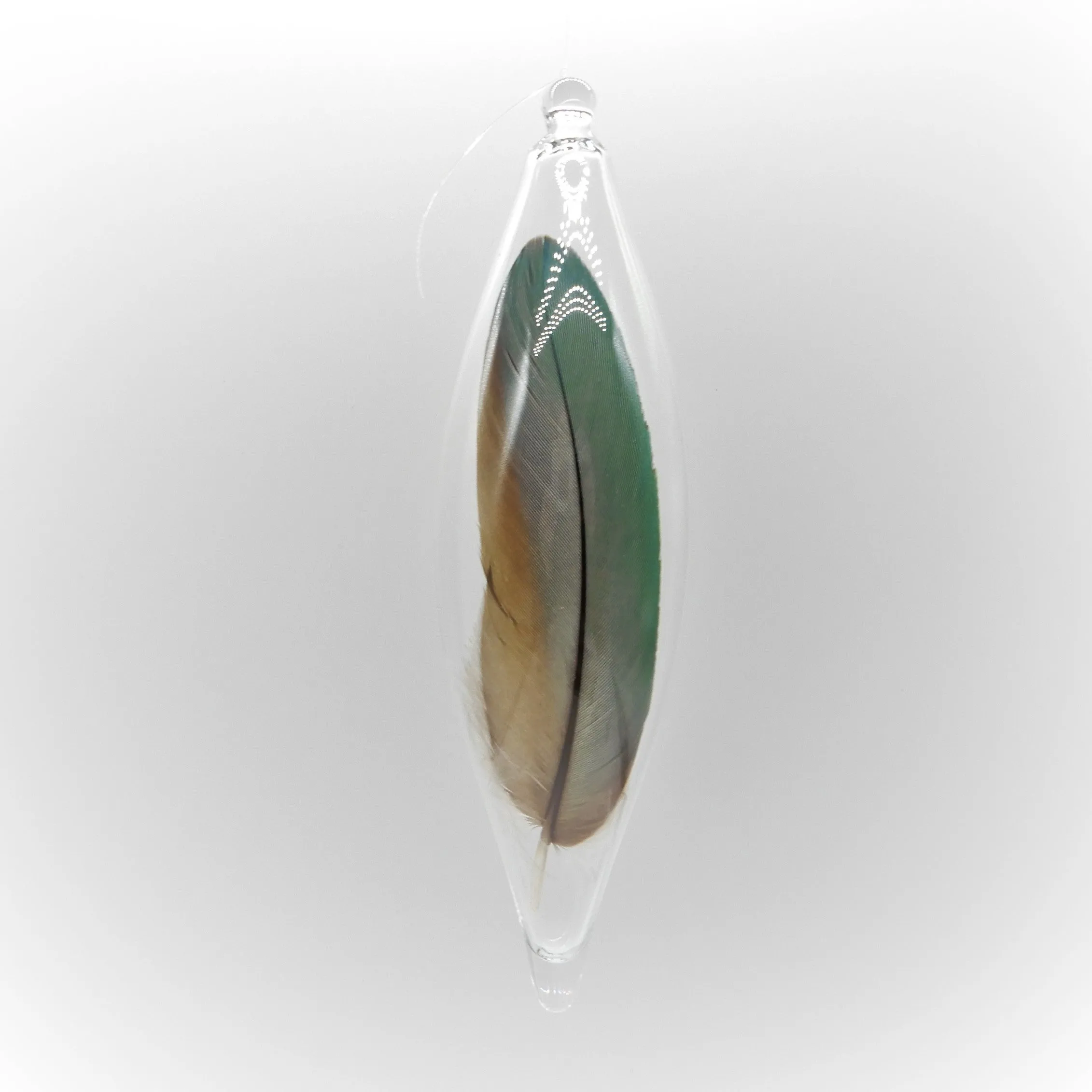 10" Feather Ornament