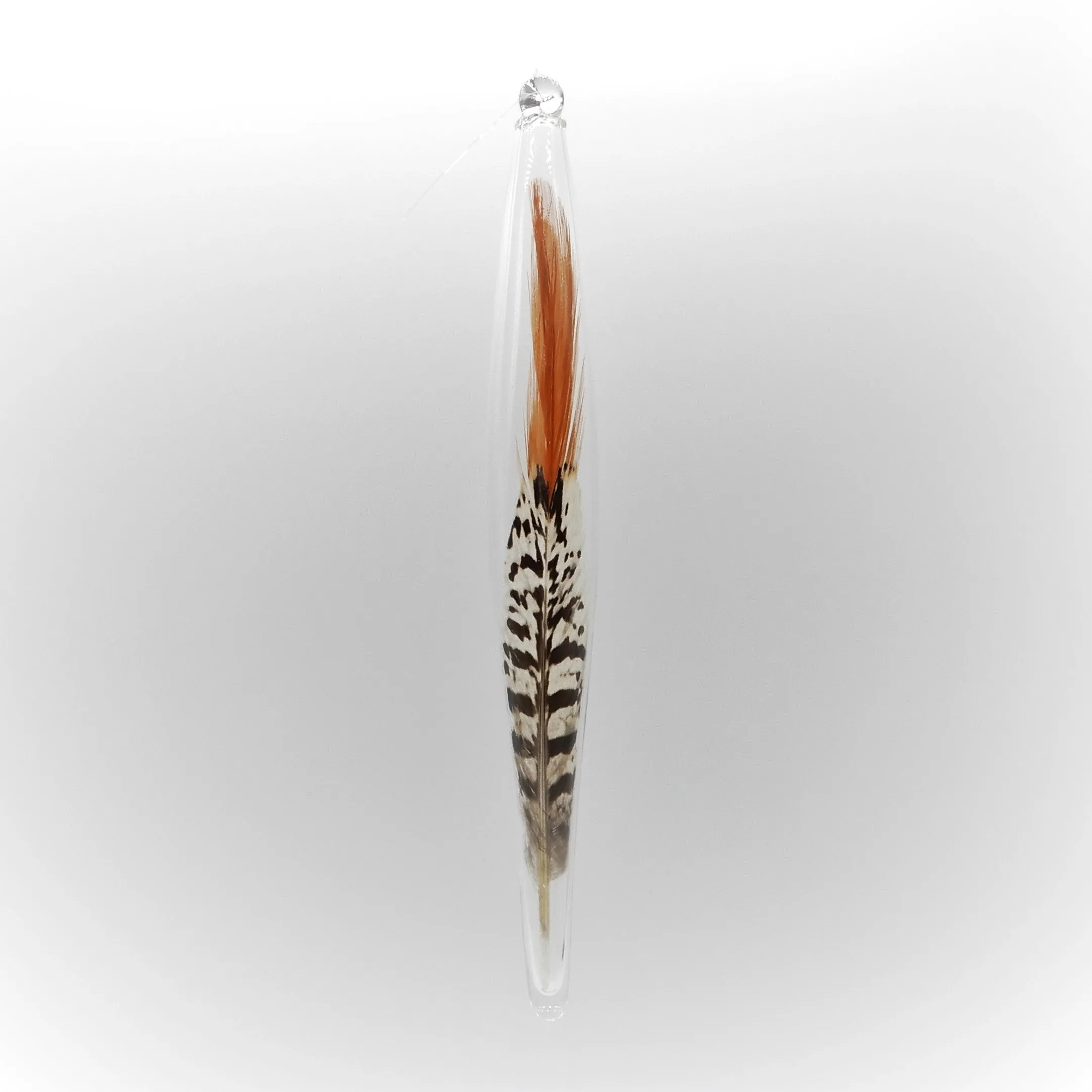 10" Feather Ornament