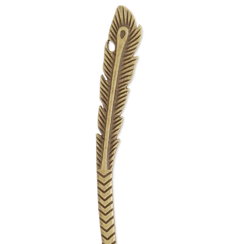 15x158mm Antique Bronze Hair Stick,feather,Metal Hair Stick, Hair Accessories,Hair Sticks Hairpin,10PCS/lot