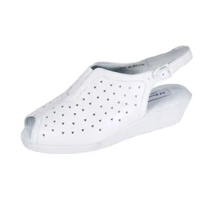 24 HOUR COMFORT Cassie Women's Wide Width Leather Sandals