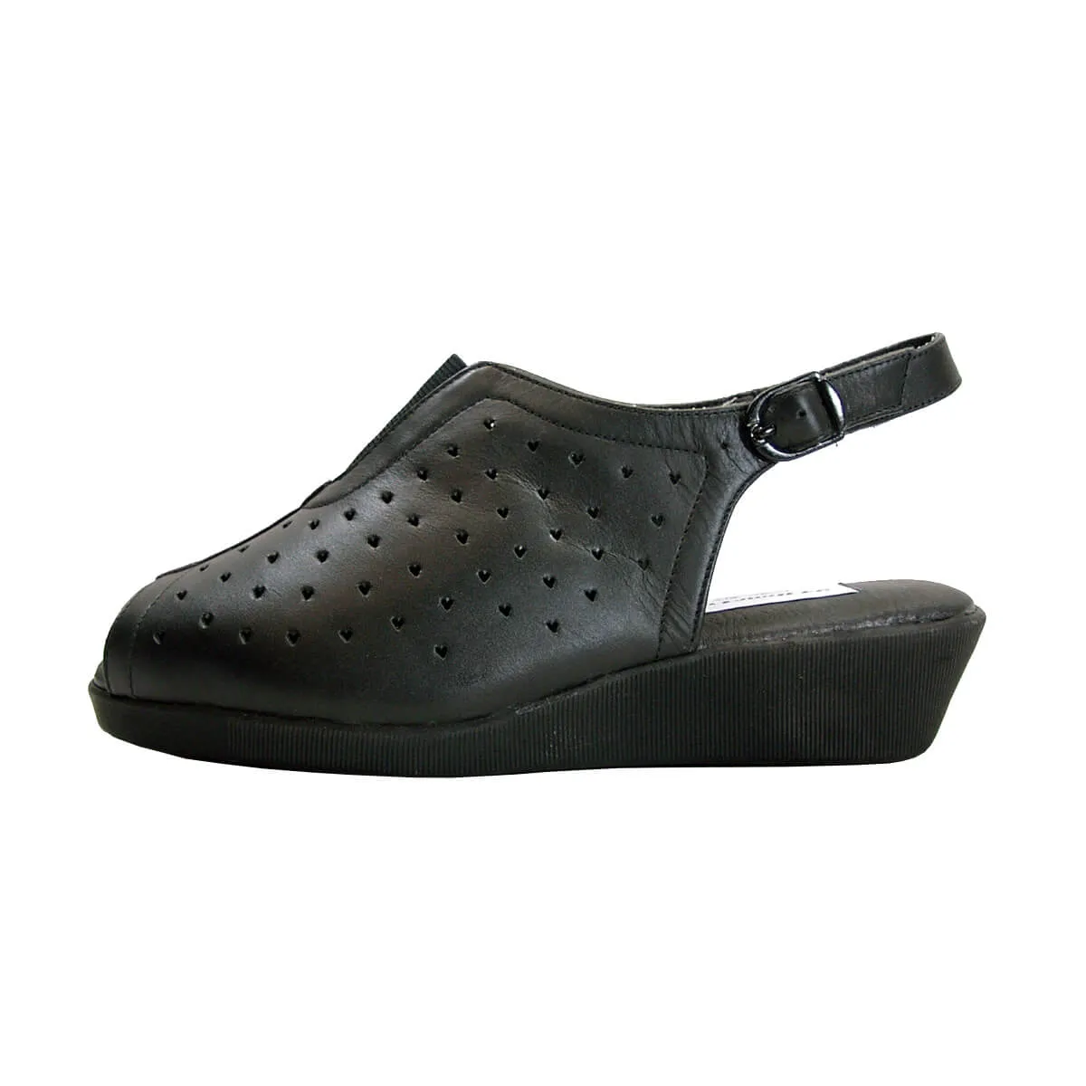 24 HOUR COMFORT Cassie Women's Wide Width Leather Sandals