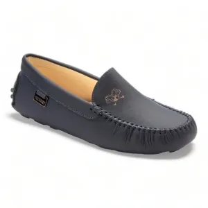 2549 - Navy Sahara Girls Loafer