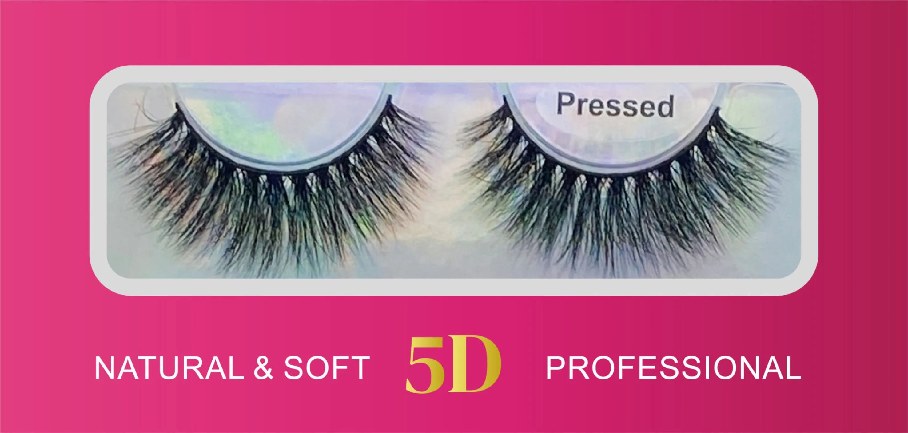 5D Luxury Mink Eyelashes - PRESSED