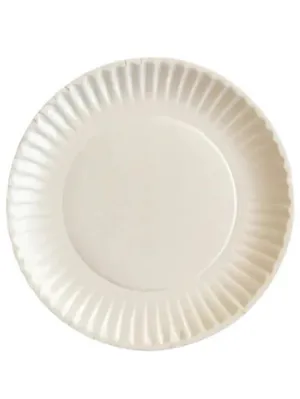 9" PAPER PLATE UNCOATED WHITE 1200CT