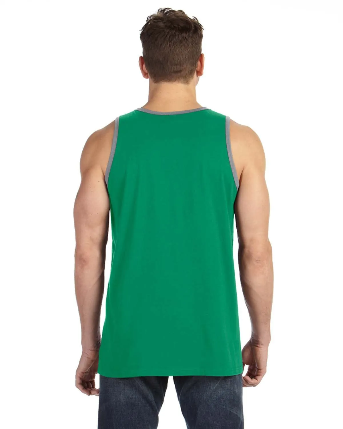 Anvil Lightweight Tank | Hth Grn/ Hth Gry
