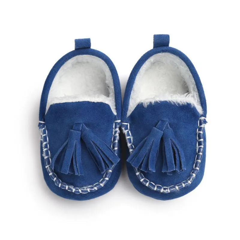 Baby Pu Leather Infant Suede Boots Baby Moccasins born Princess Baby Shoes