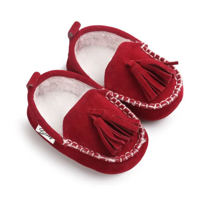 Baby Pu Leather Infant Suede Boots Baby Moccasins born Princess Baby Shoes