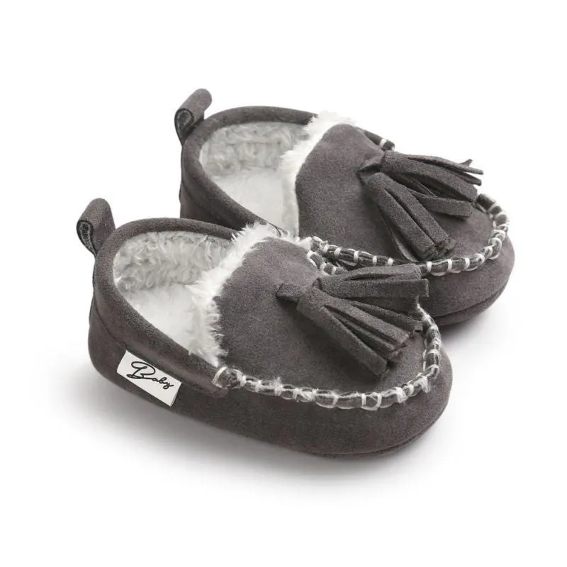 Baby Pu Leather Infant Suede Boots Baby Moccasins born Princess Baby Shoes