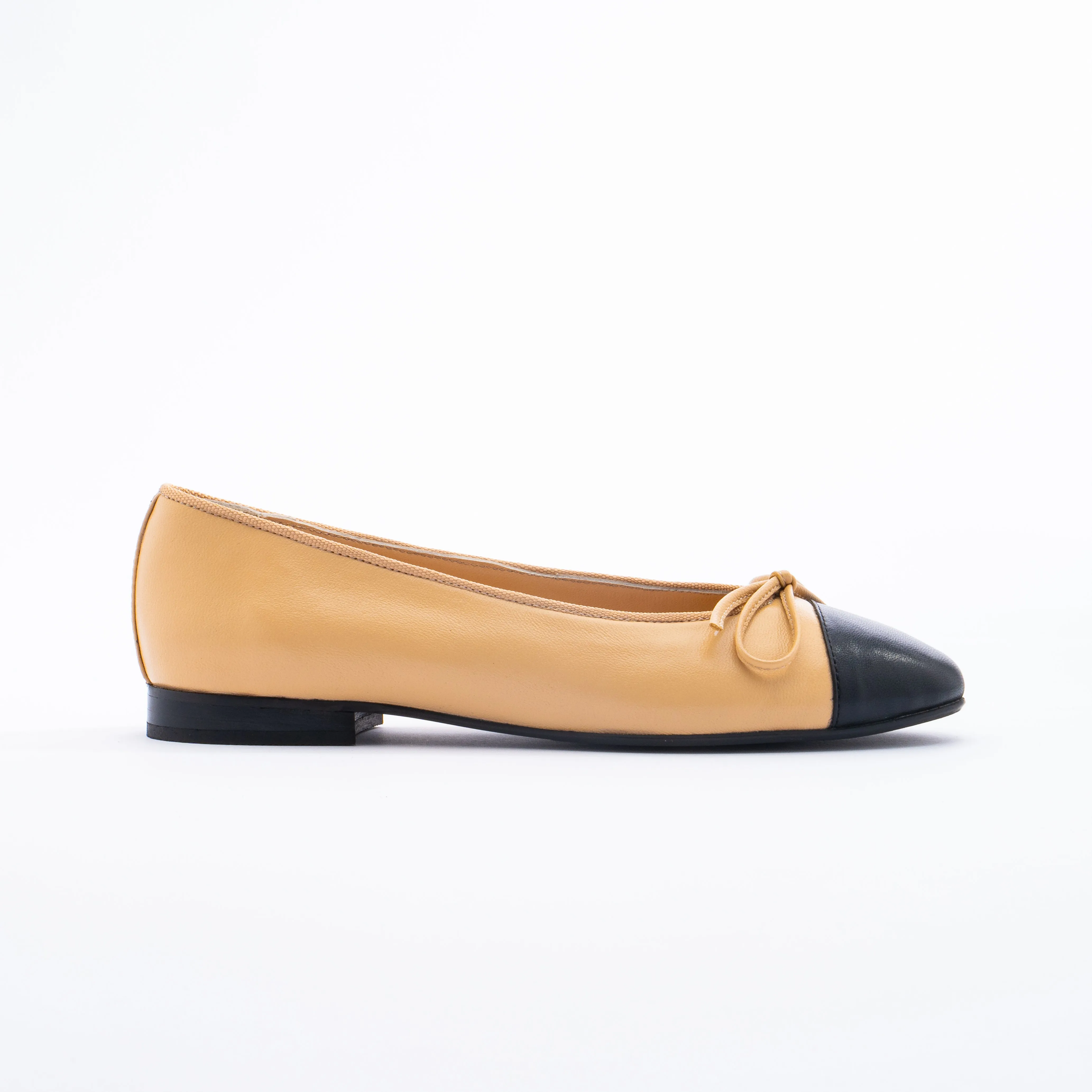 BALLERINA Bow Flats - Nude