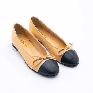 BALLERINA Bow Flats - Nude