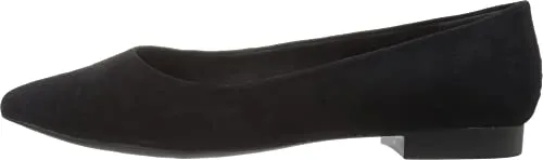 Bella Vita Women's Vivien Flat,Black Kid Suede,US 11 W