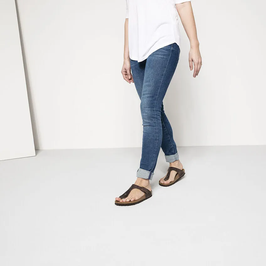 Birkenstock - Gizeh Oiled Leather Habana 0743831