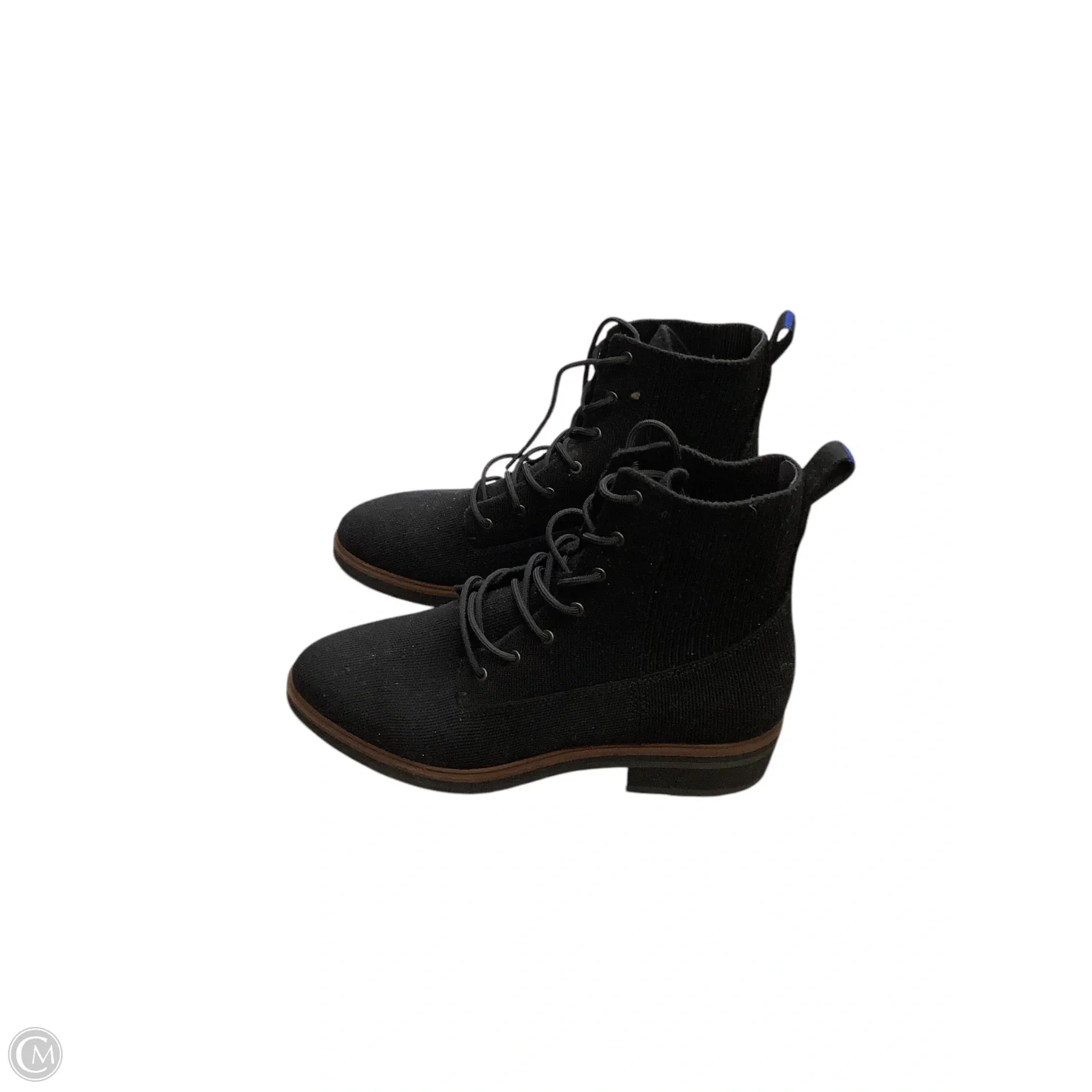 Boots Ankle Flats By Rothys In Black, Size:10