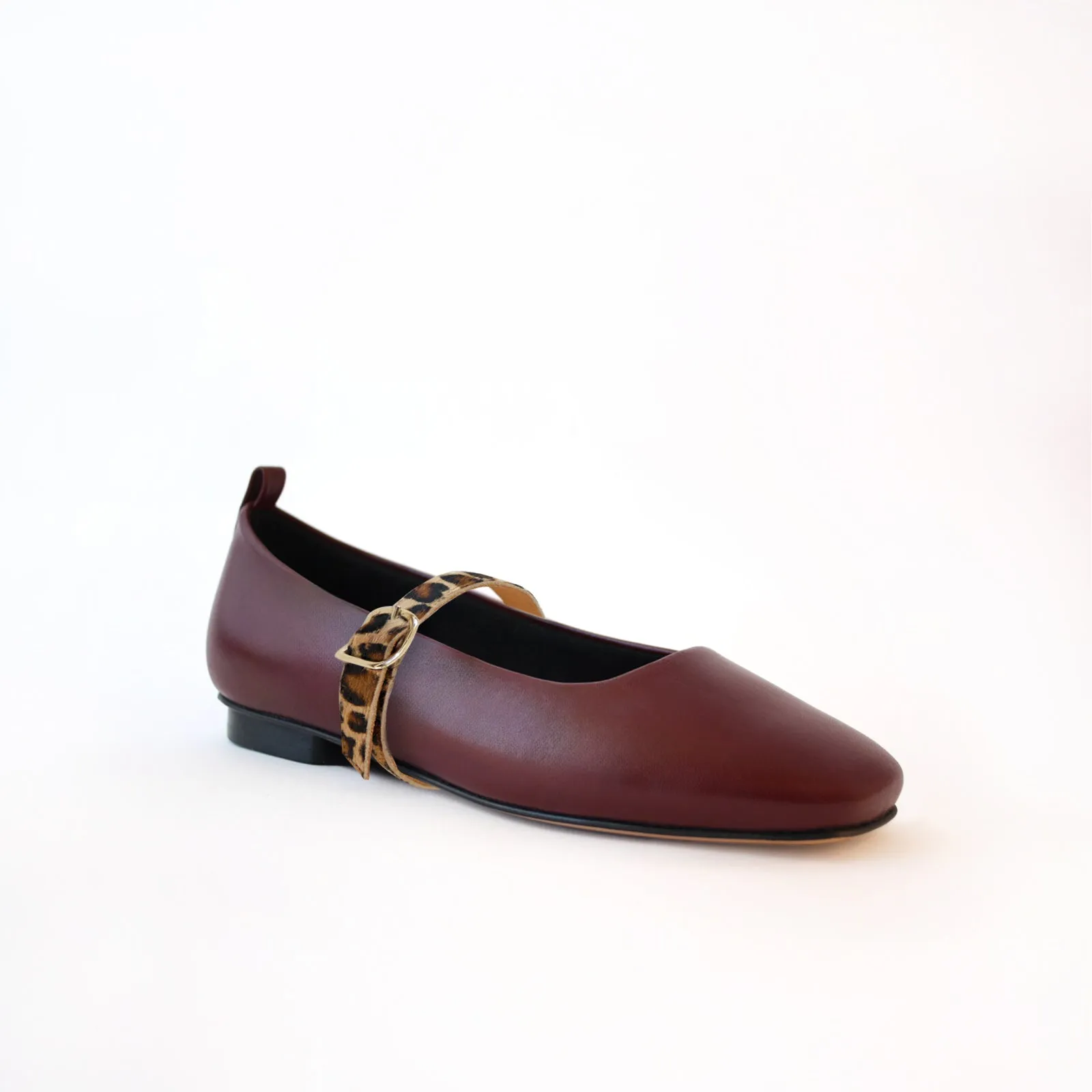 Burgundy Ballet Swap Leopard