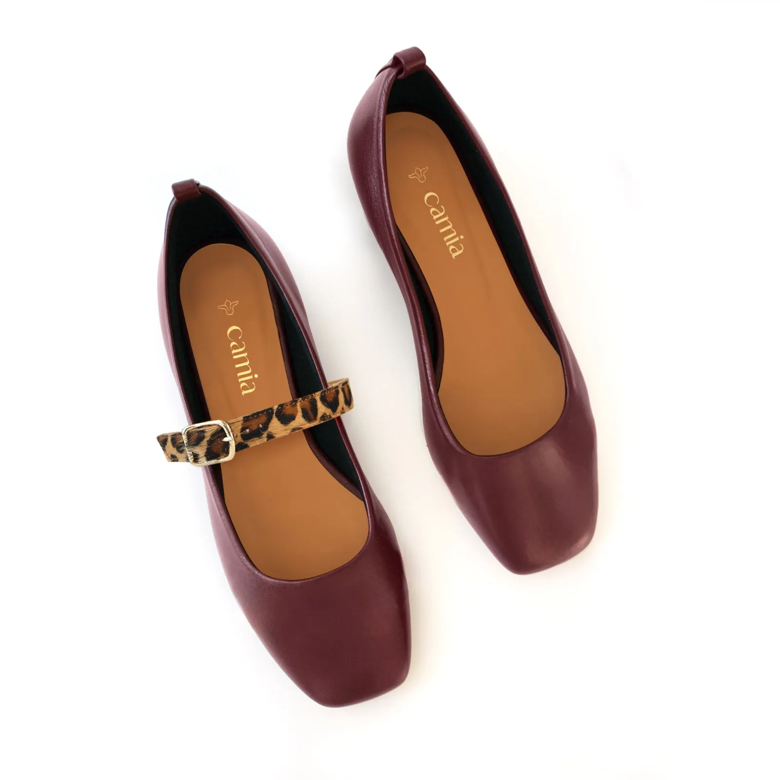 Burgundy Ballet Swap Leopard