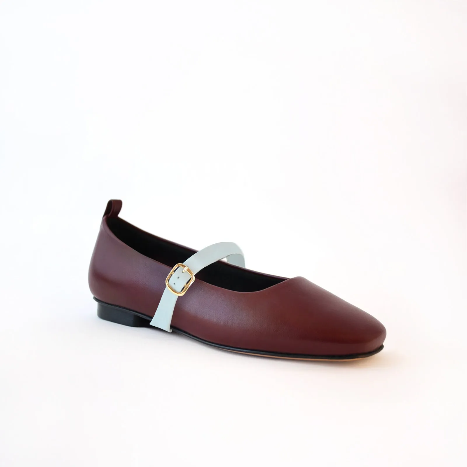 Burgundy Ballet Swap Light Blue Fivela