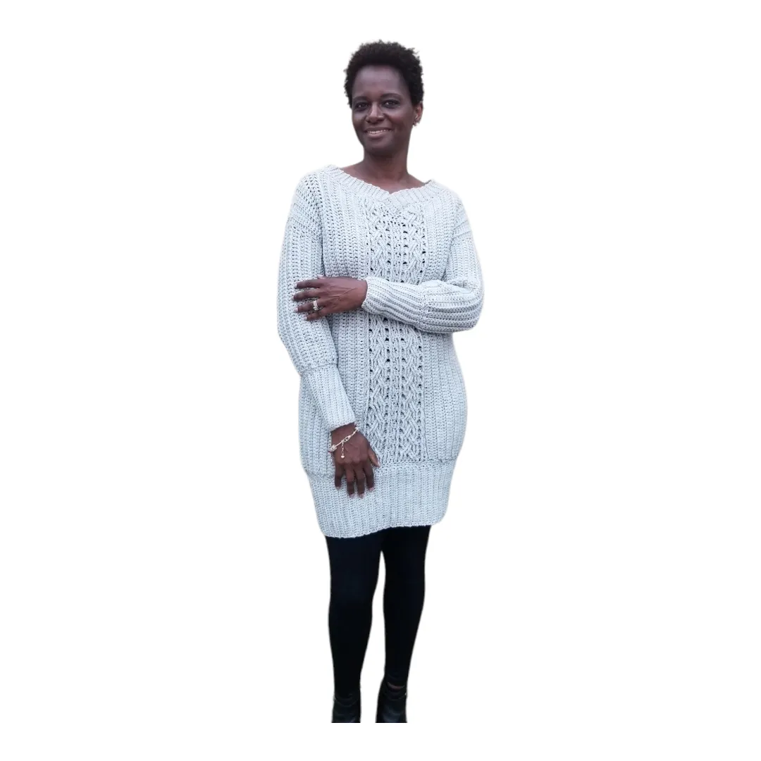 Cable Sweater Dress