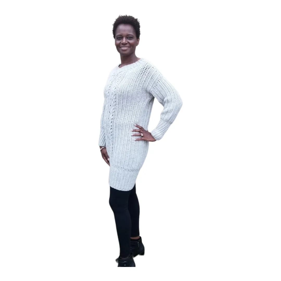 Cable Sweater Dress