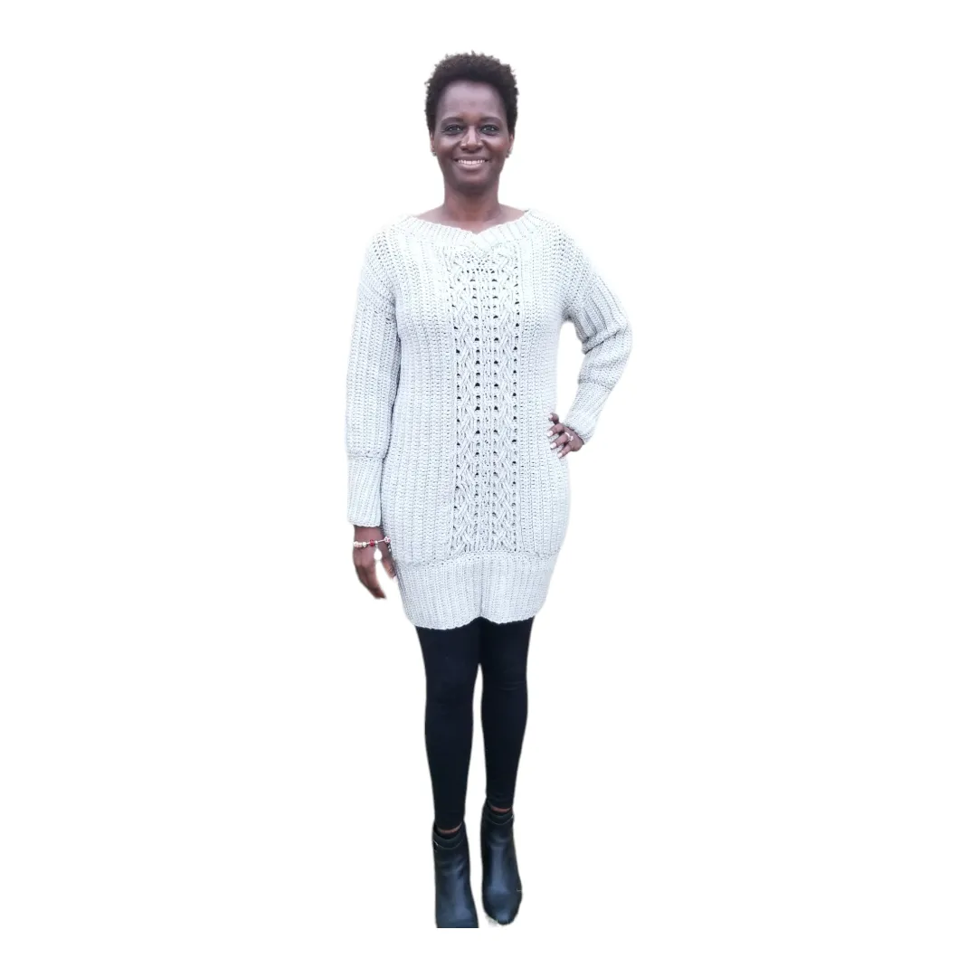 Cable Sweater Dress