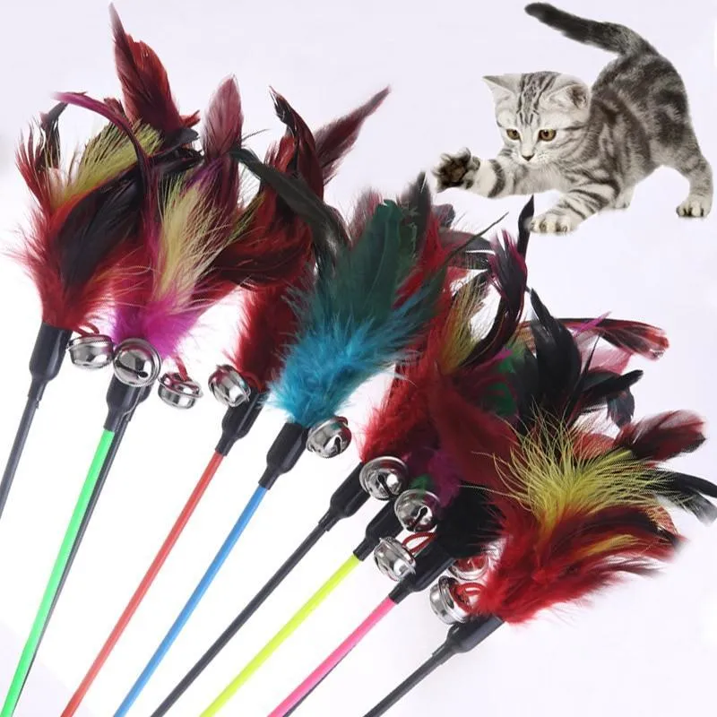 Cat Toy Stick Feather