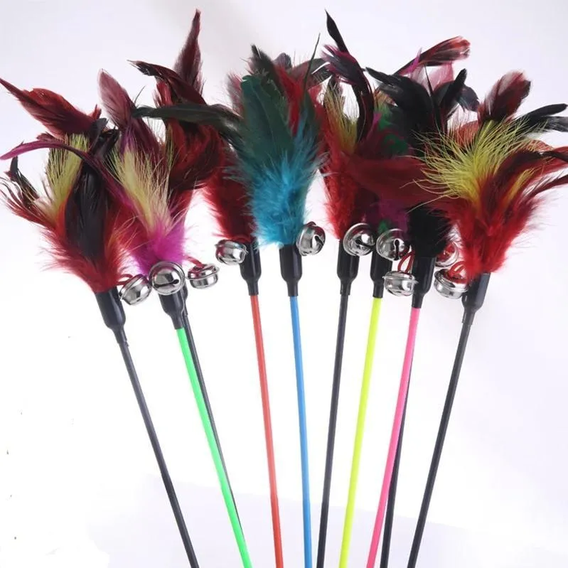 Cat Toy Stick Feather