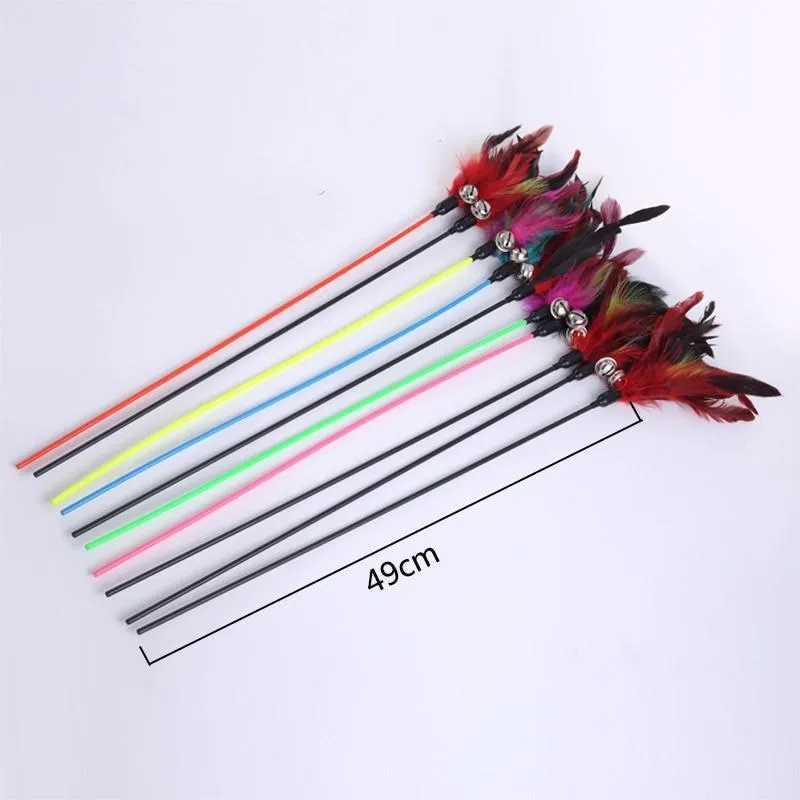 Cat Toy Stick Feather