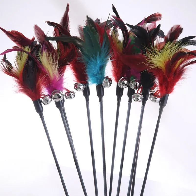Cat Toy Stick Feather