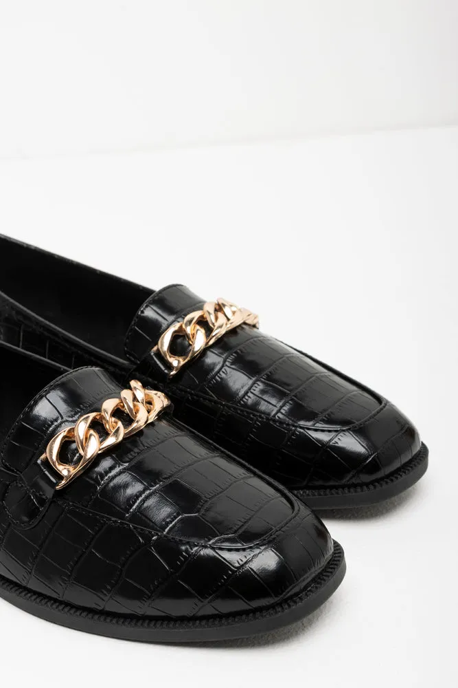 Chain Loafer Black
