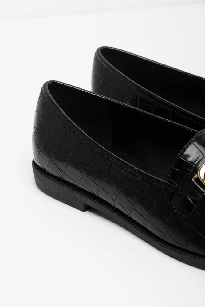 Chain Loafer Black