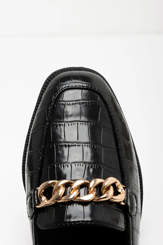 Chain Loafer Black