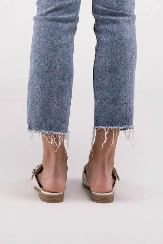 Chantal-S Buckle Backless Slides Loafer Shoes