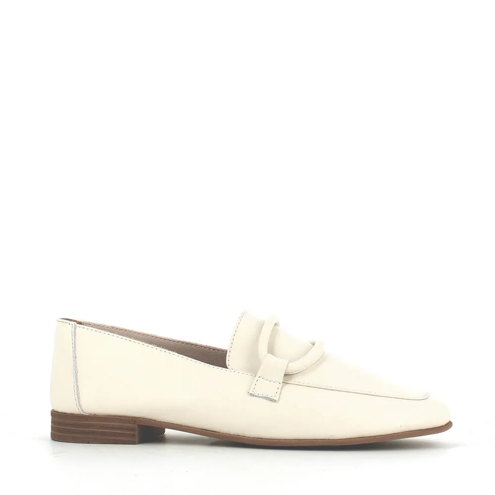 Cinders Edit Soft Leather Loafer Cream