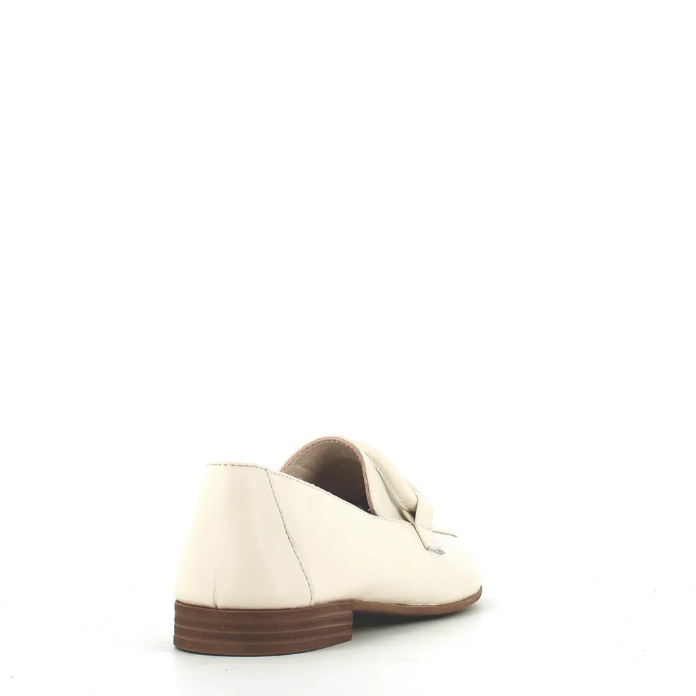 Cinders Edit Soft Leather Loafer Cream