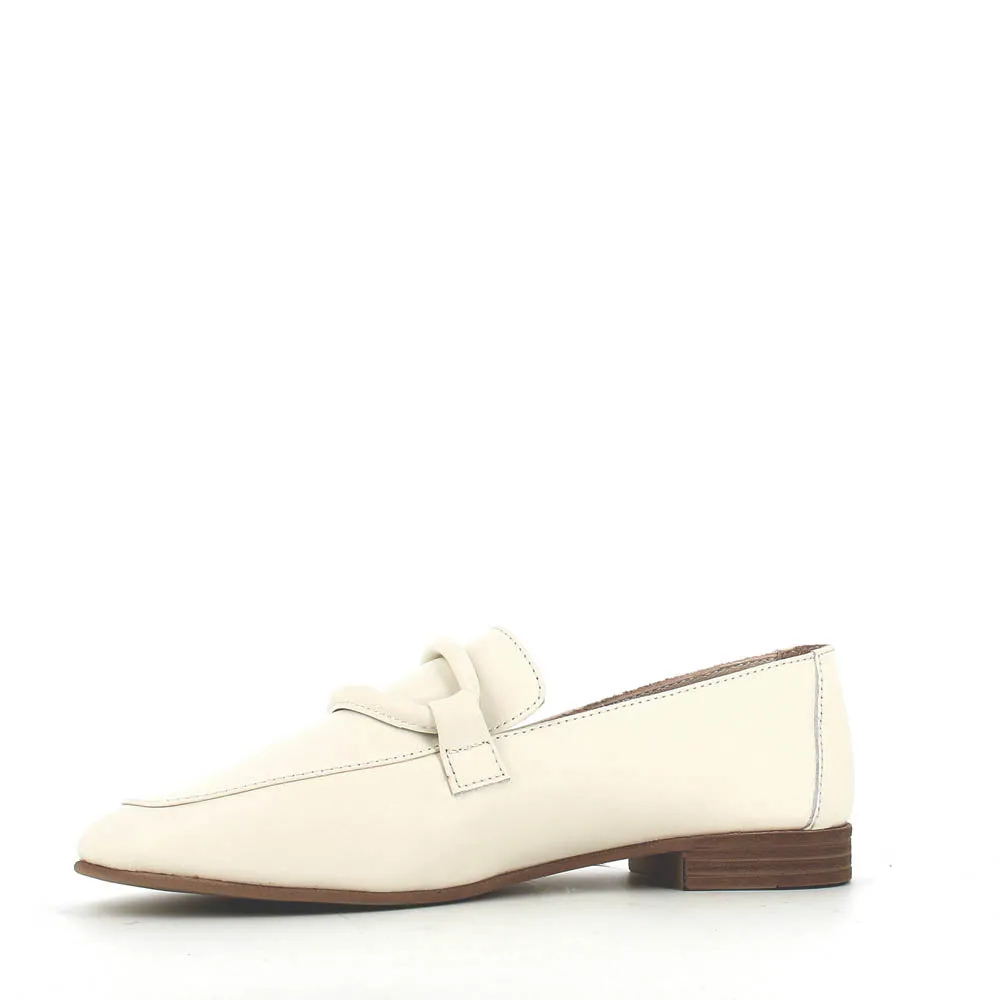 Cinders Edit Soft Leather Loafer Cream