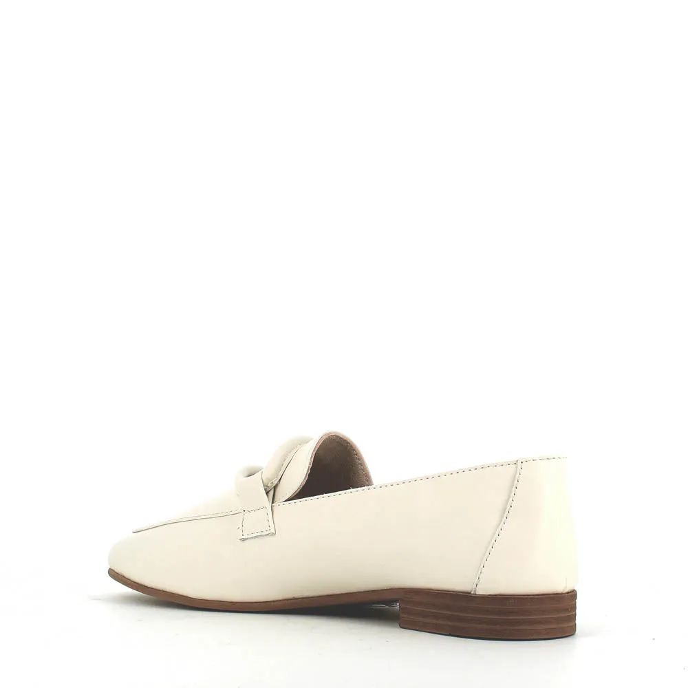 Cinders Edit Soft Leather Loafer Cream