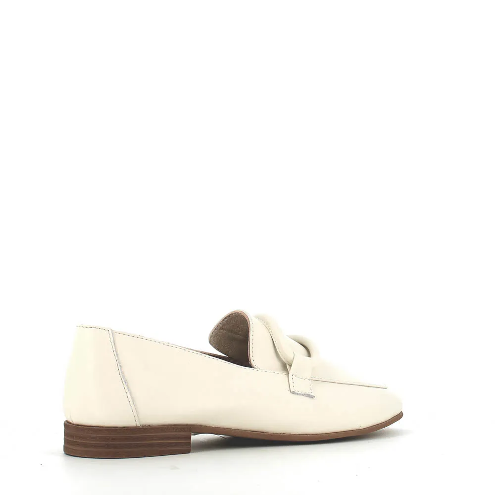 Cinders Edit Soft Leather Loafer Cream