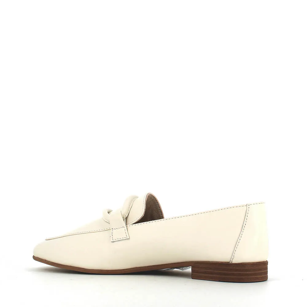 Cinders Edit Soft Leather Loafer Cream