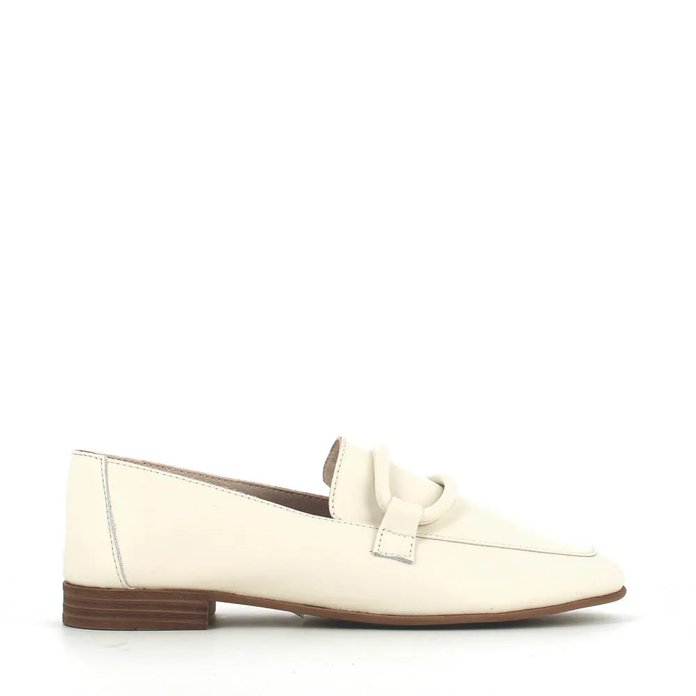 Cinders Edit Soft Leather Loafer Cream