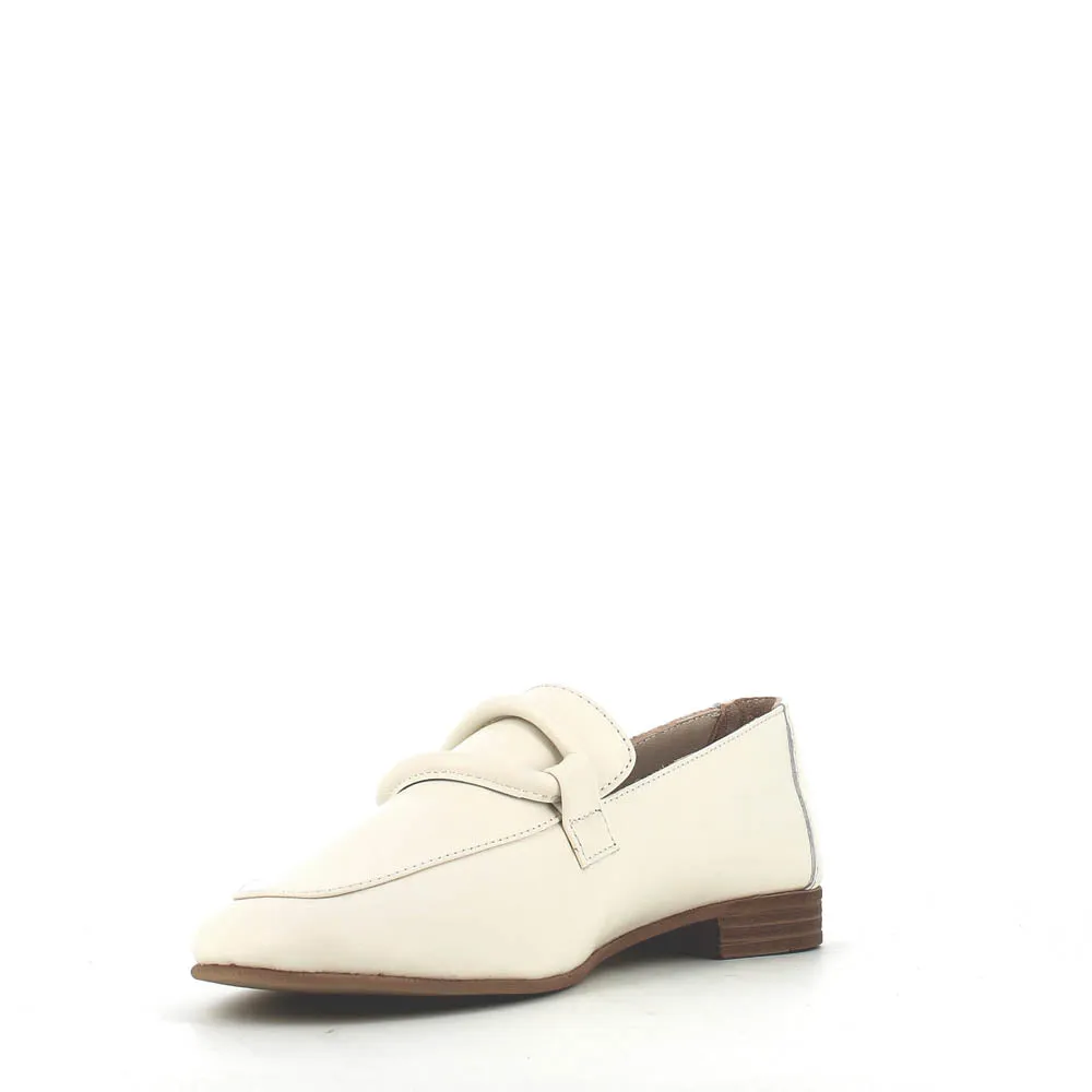 Cinders Edit Soft Leather Loafer Cream