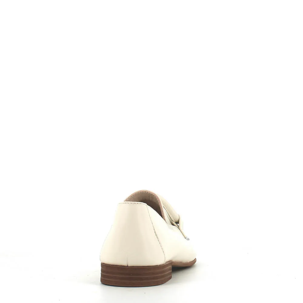 Cinders Edit Soft Leather Loafer Cream
