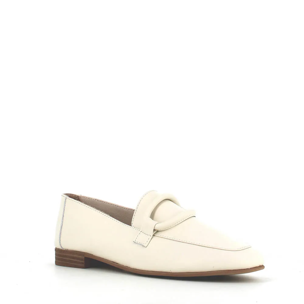 Cinders Edit Soft Leather Loafer Cream