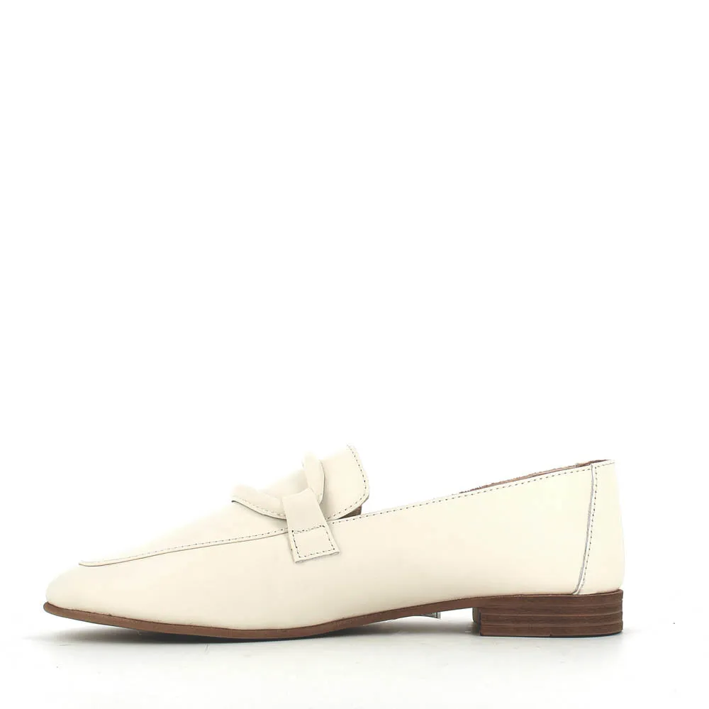 Cinders Edit Soft Leather Loafer Cream