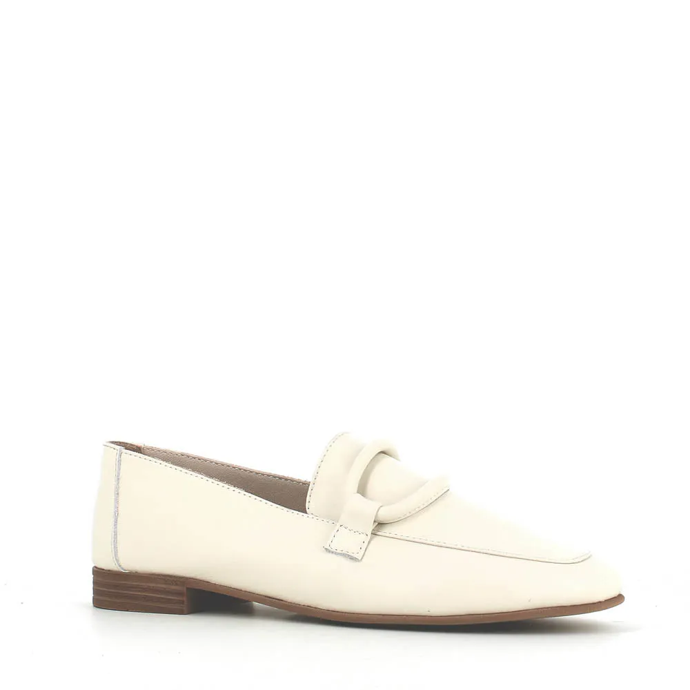 Cinders Edit Soft Leather Loafer Cream