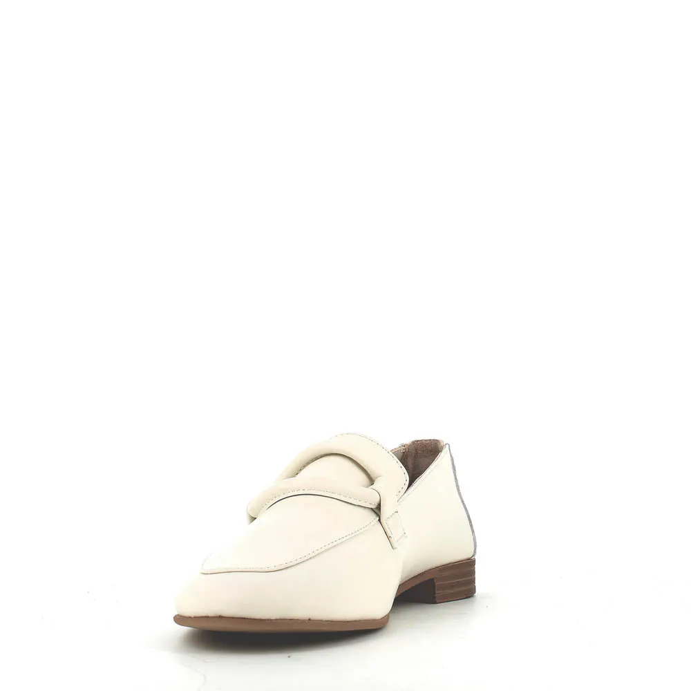 Cinders Edit Soft Leather Loafer Cream