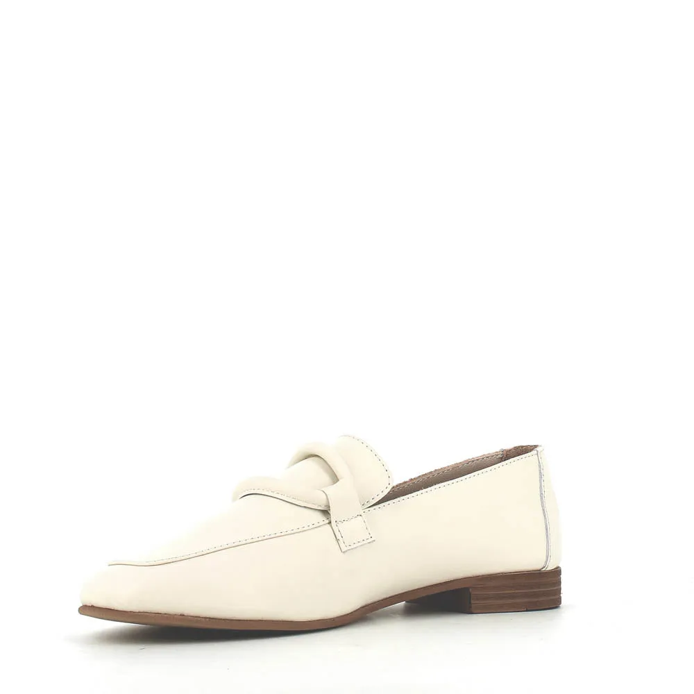 Cinders Edit Soft Leather Loafer Cream