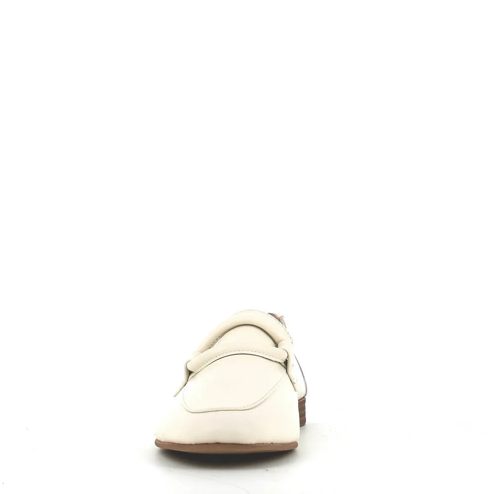 Cinders Edit Soft Leather Loafer Cream