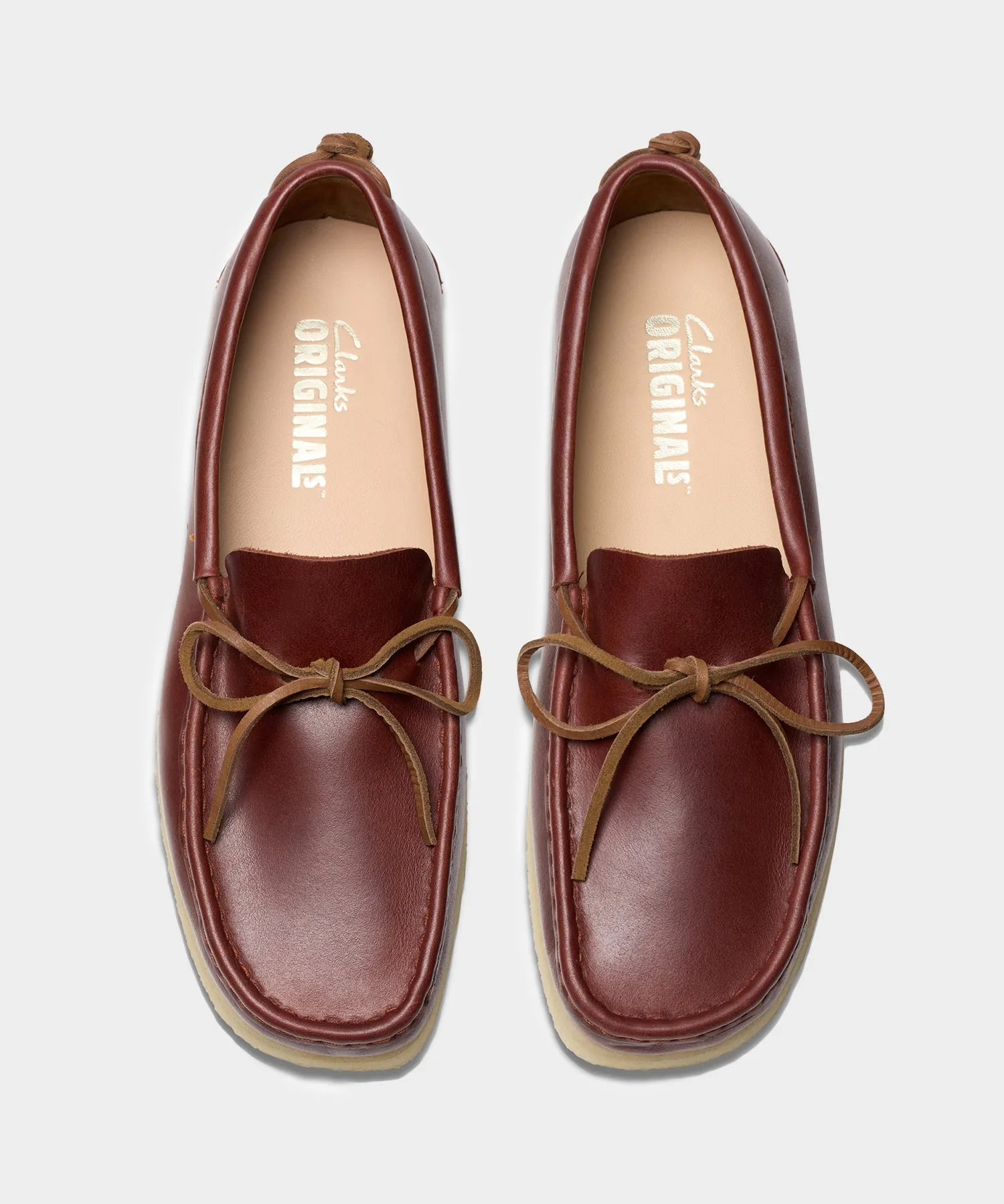 Clarks Godney Mocc in British Tan Leather
