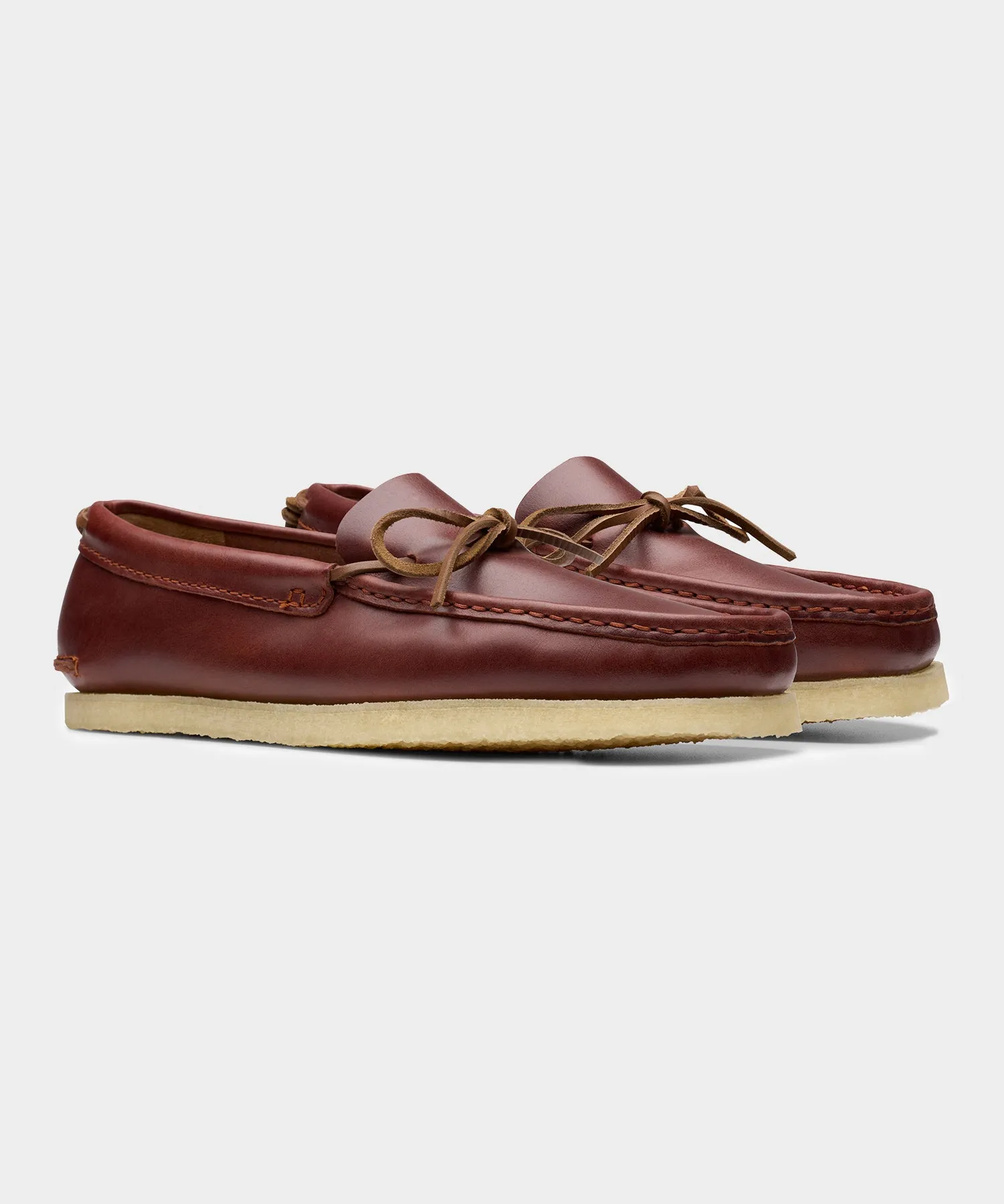 Clarks Godney Mocc in British Tan Leather