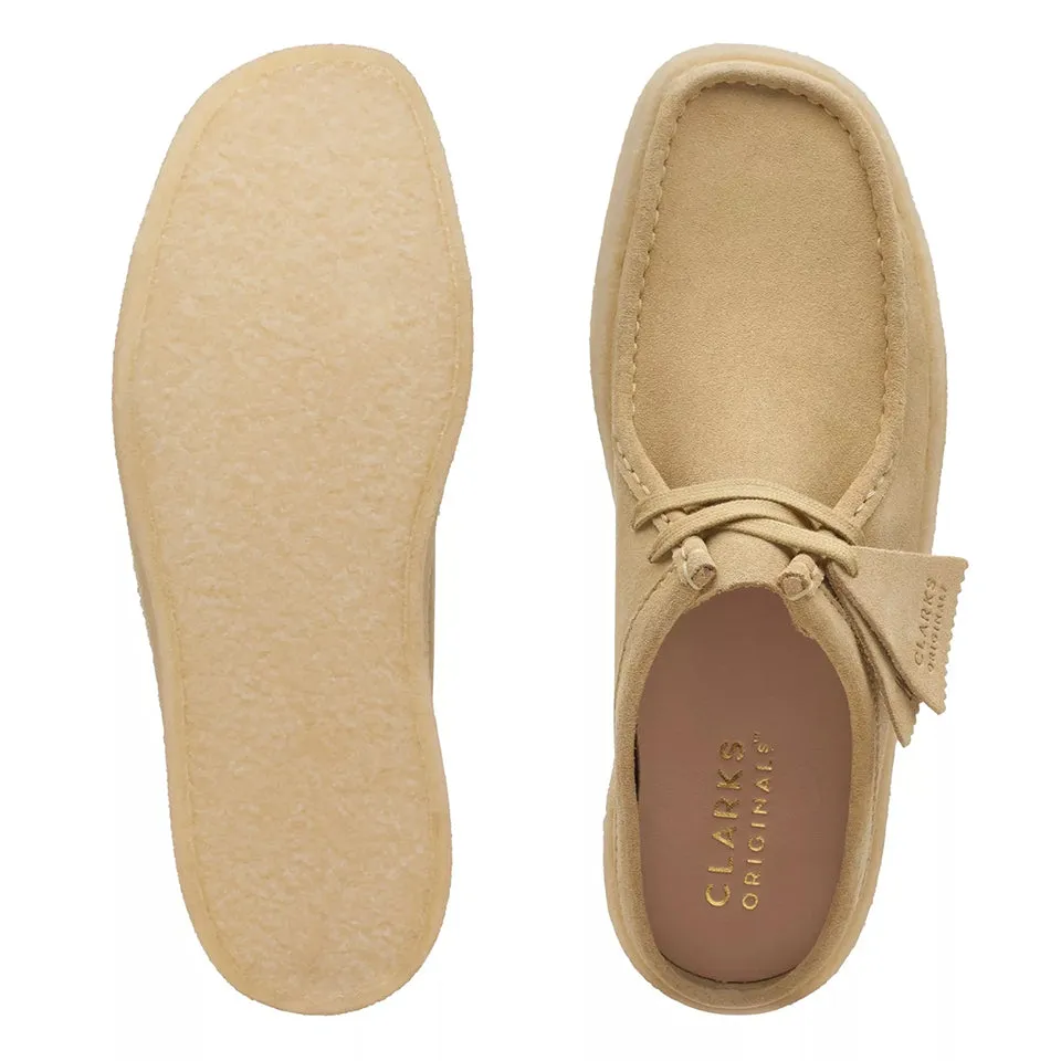 Clarks Men's Shoes Wallabee Cup Lo Maple Suede 26167286