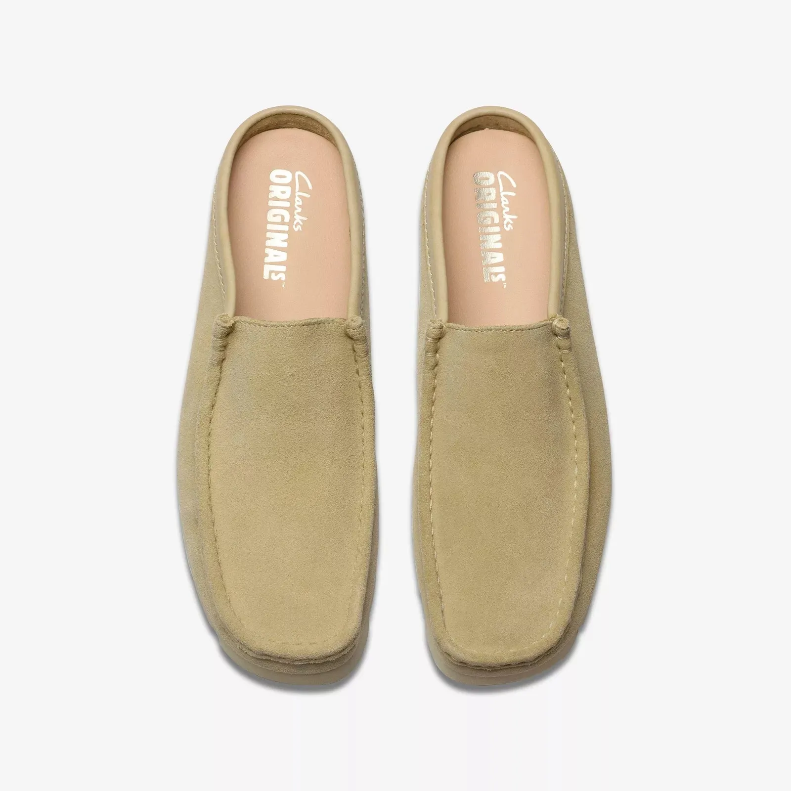 Clarks Men's Wallabee Slip Maple Suede 26180444